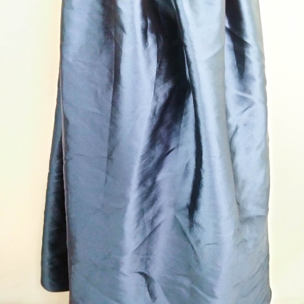 Marchesa Notte Strapless Navy Sequin Embellished Mikado Gown 6 - Picture 9 of 14